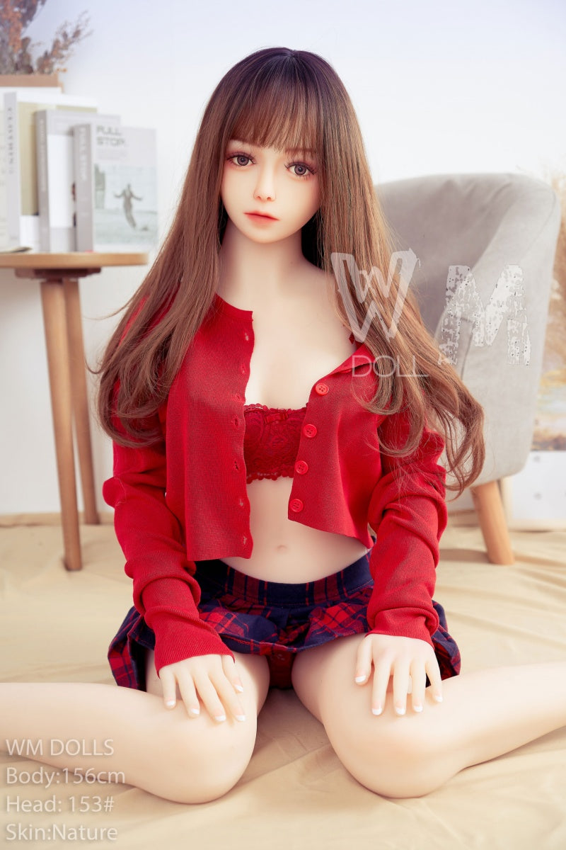 WM DOLL / JS DOLLS Juliette 156cm Innocent Sex Dolls High-end Medium Breasts C-CUP Custom Options TPE Sex Dolls