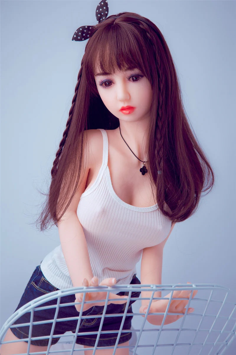 SPICYSHE Scarlett 140cm Innocent Sex Dolls Small Breasts Skinny Sex Dolls TPE Sex Dolls Custom Full Size Sex Doll